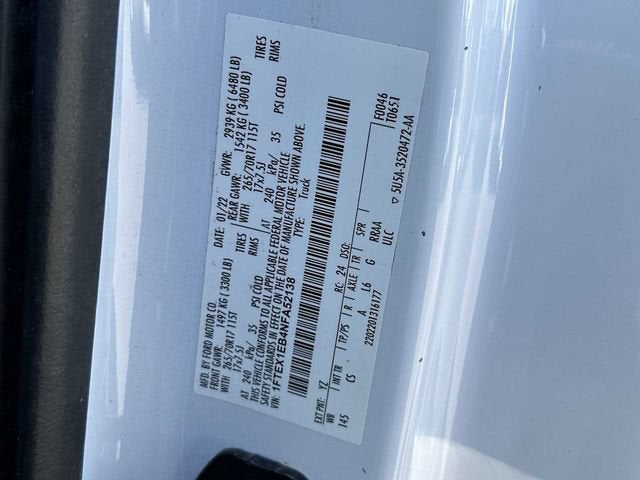 2022 Ford F-150 XL
