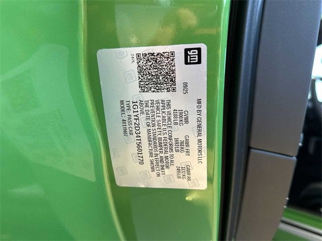 2026 Chevrolet Corvette Z06 3LZ