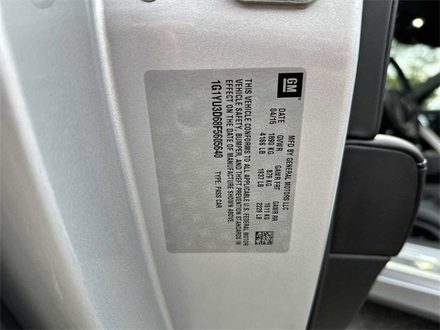 2015 Chevrolet Corvette Z06 Z06 3LZ