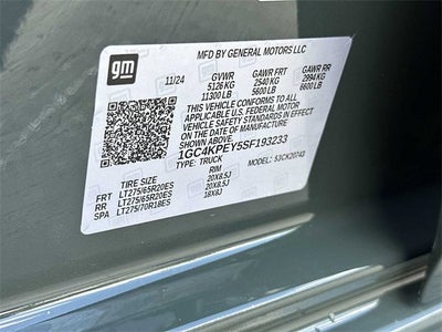 2025 Chevrolet Silverado 2500 HD LTZ