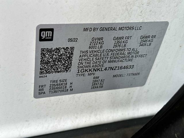 2022 GMC Acadia SLE