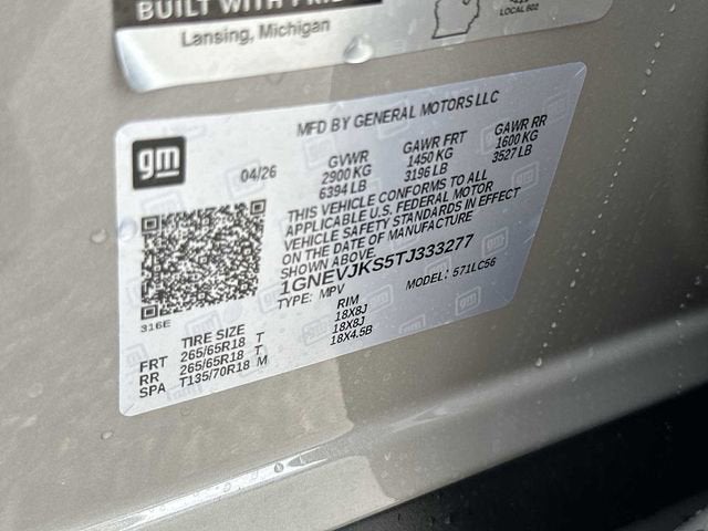 2026 Chevrolet Traverse Z71