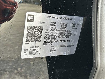 2026 Chevrolet Tahoe LS