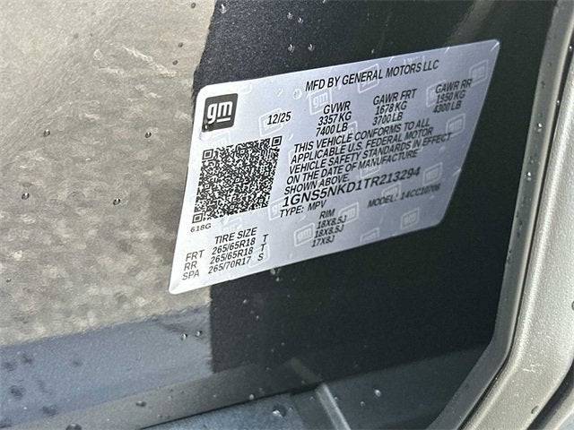 2026 Chevrolet Tahoe LT