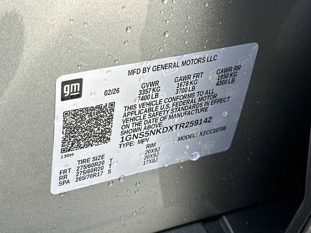 2026 Chevrolet Tahoe LT