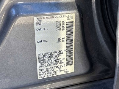 2018 Nissan Altima 2.5 SR