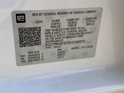 2025 Chevrolet Silverado 1500 RST