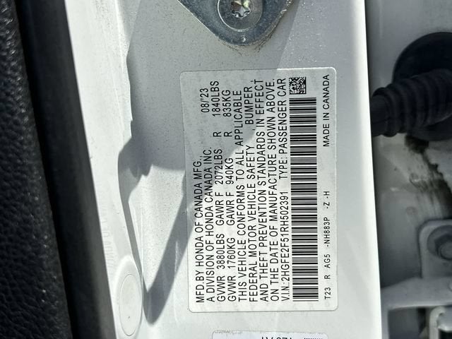 2024 Honda Civic Sedan Sport