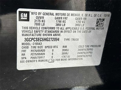 2017 Chevrolet Silverado 1500 LTZ