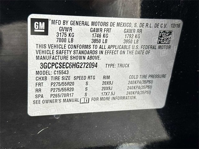 2017 Chevrolet Silverado 1500 LTZ