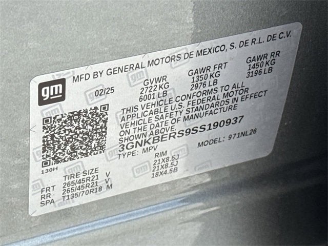 2025 Chevrolet Blazer RS