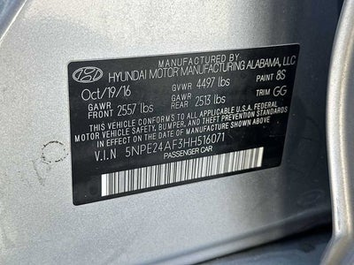 2017 Hyundai Sonata 2.4L