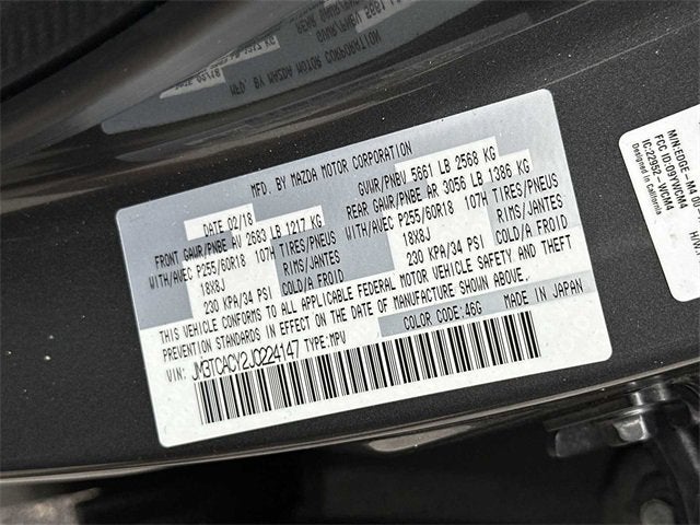 2018 Mazda Mazda CX-9 Touring