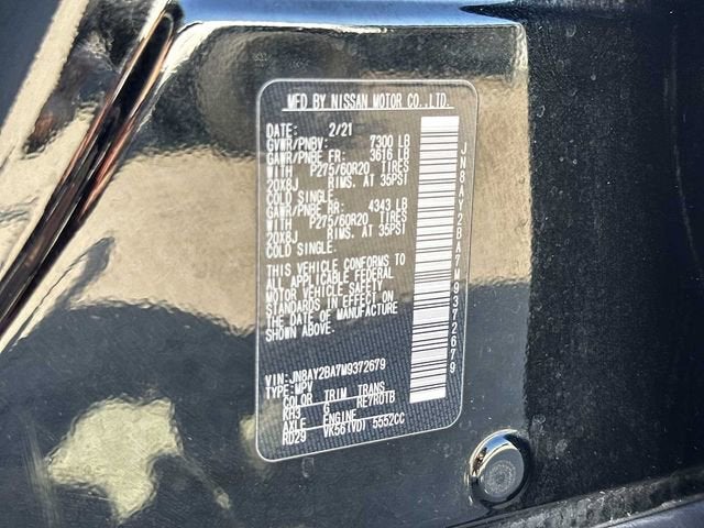 2021 Nissan Armada SL 2WD
