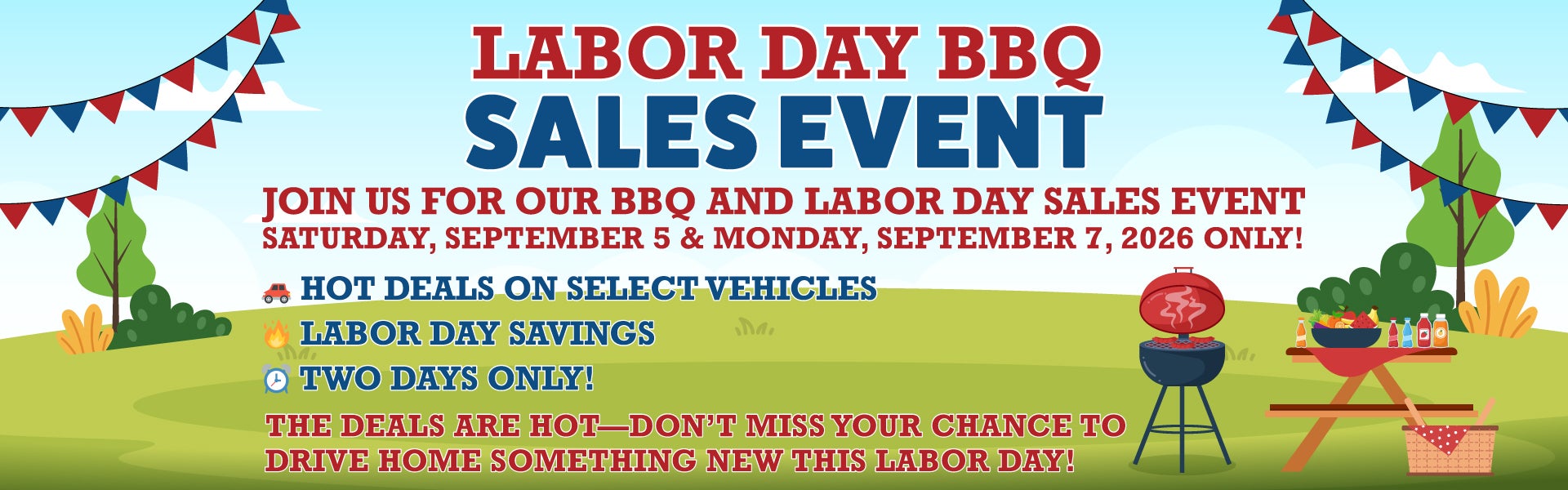 Labor Day Sales Event