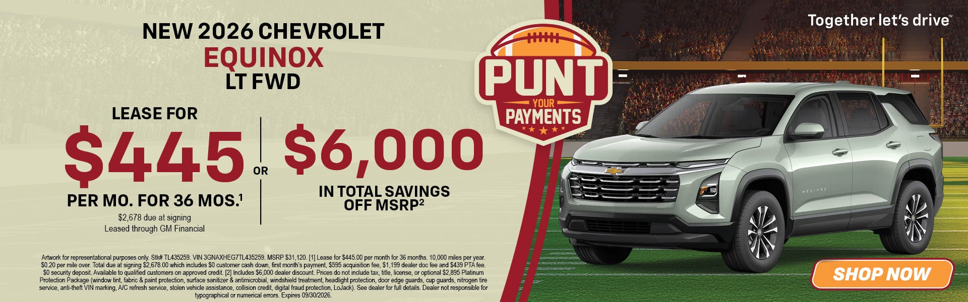 2026 Equinox Specials