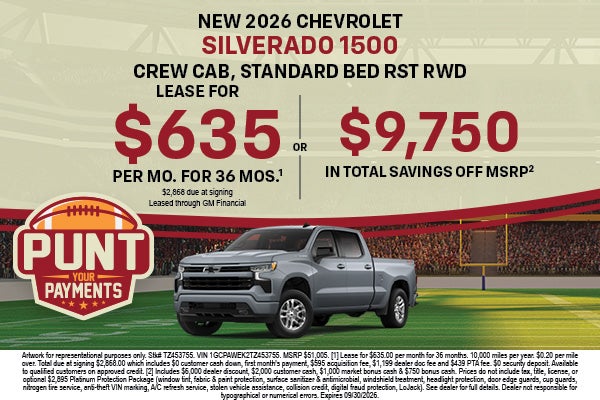 2026 Silverado 1500 Specials
