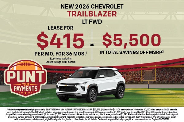 2026 Trailblazer Specials