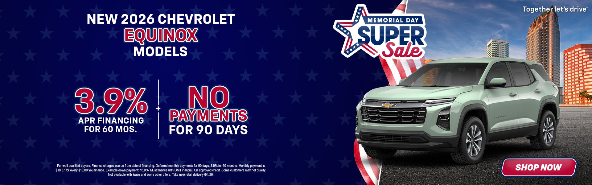 New 2026 Chevrolet Equinox - 3.9% APR