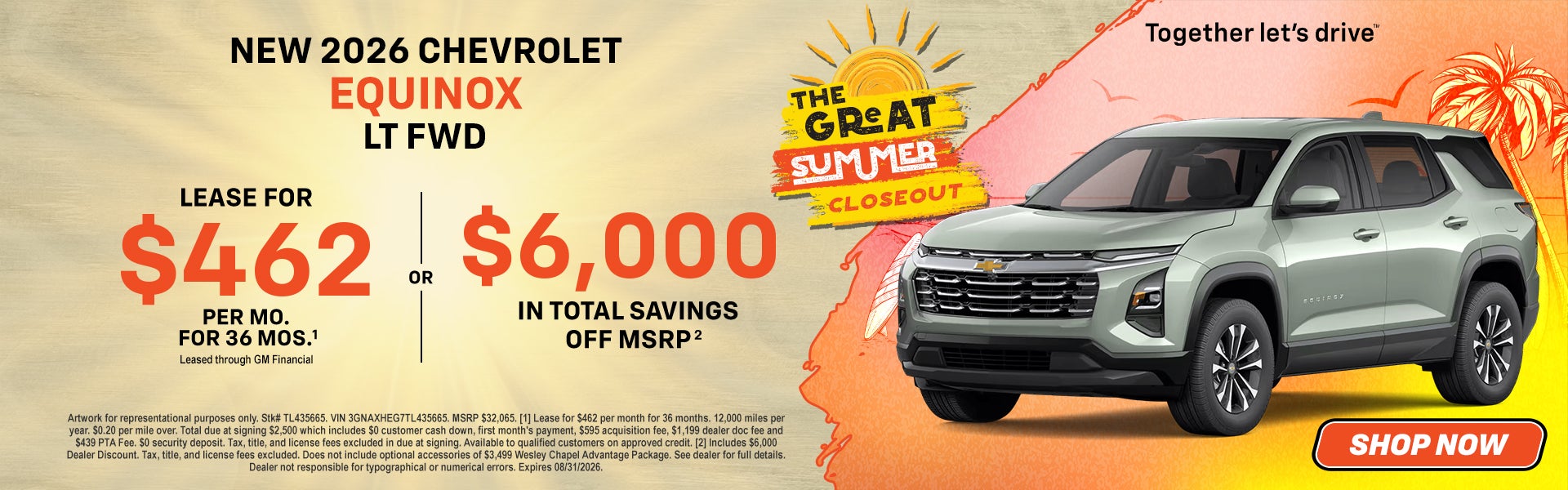 2026 Equinox Specials