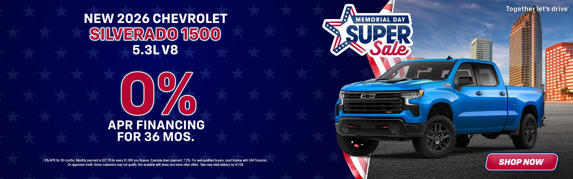 New 2026 Chevrolet Silverado 1500 - 0% APR
