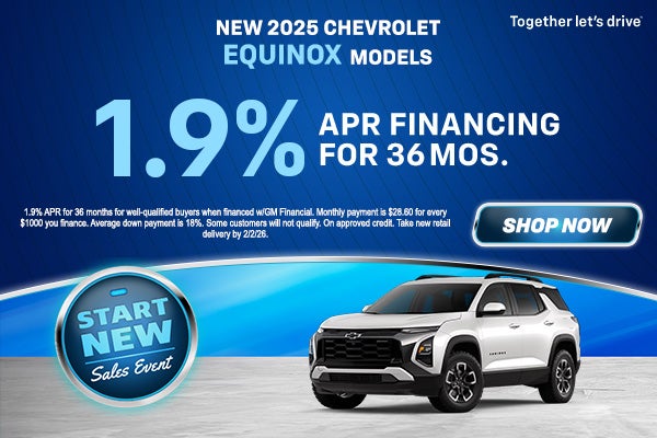 NEW 2025 CHEVROLET EQUINOX MODELS
