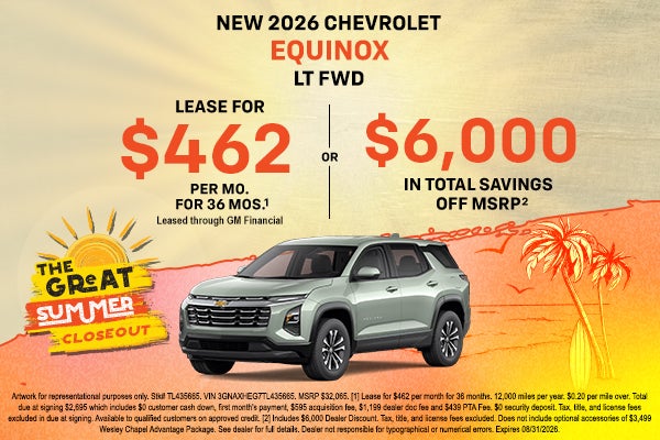 2026 Equinox Specials